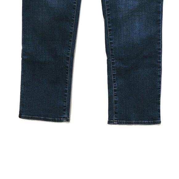 NYDJ Sheri Slim High Rise Straight Leg Blue Denim Jean Size 12P - Picture 5 of 16